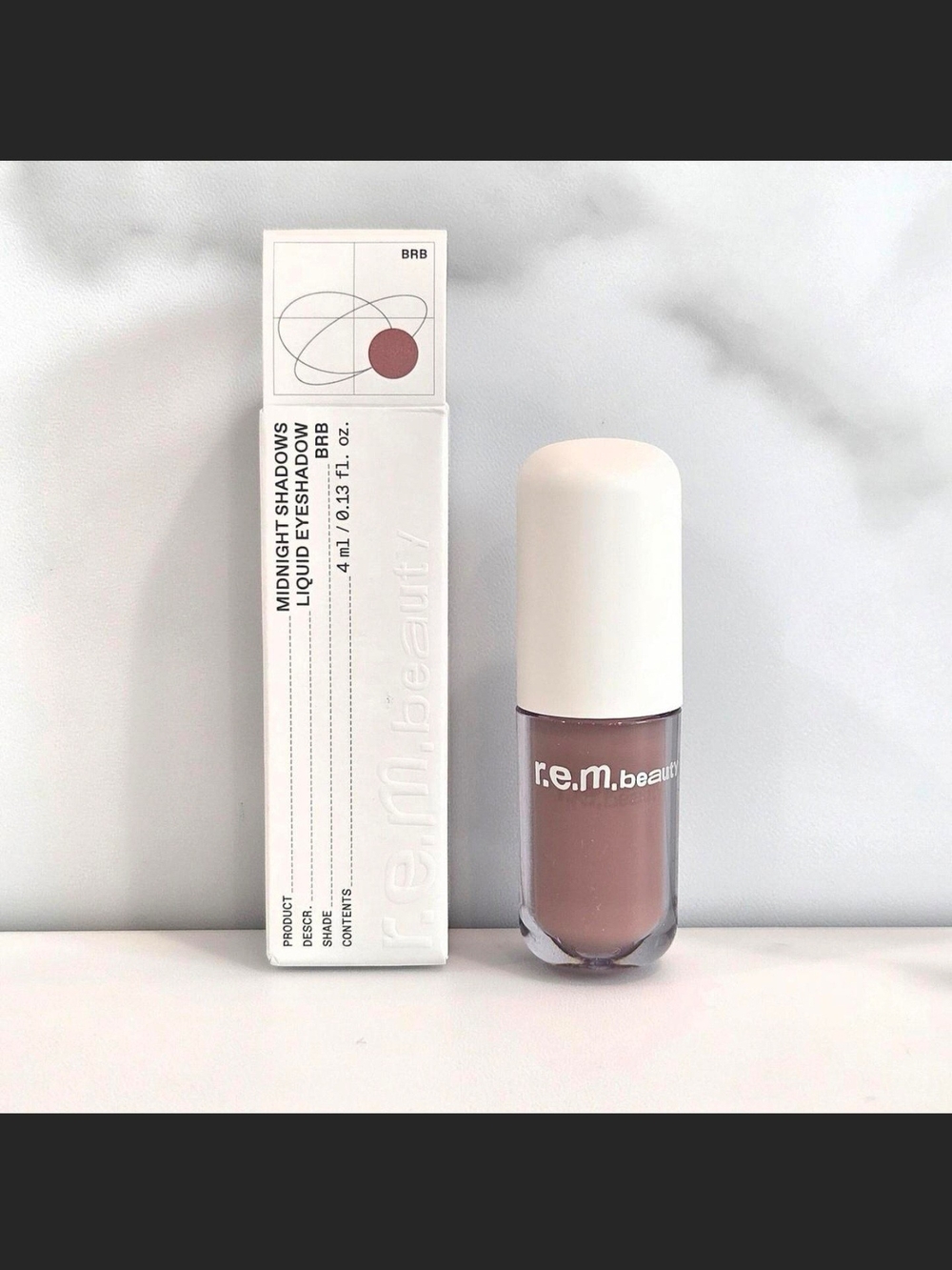 REM BEAUTY Midnight Shadows Matte Liquid Eyeshadow In BRB (Matte Pink Mauve) NIB